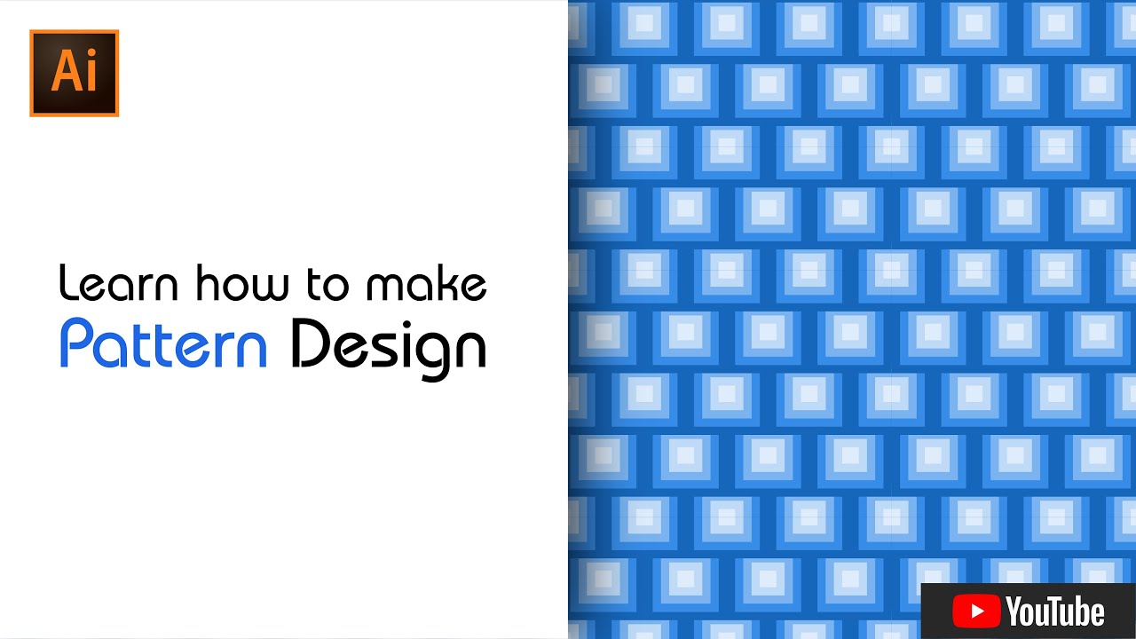 Learn how to make Pattern Design | Adobe Illustrator - YouTube