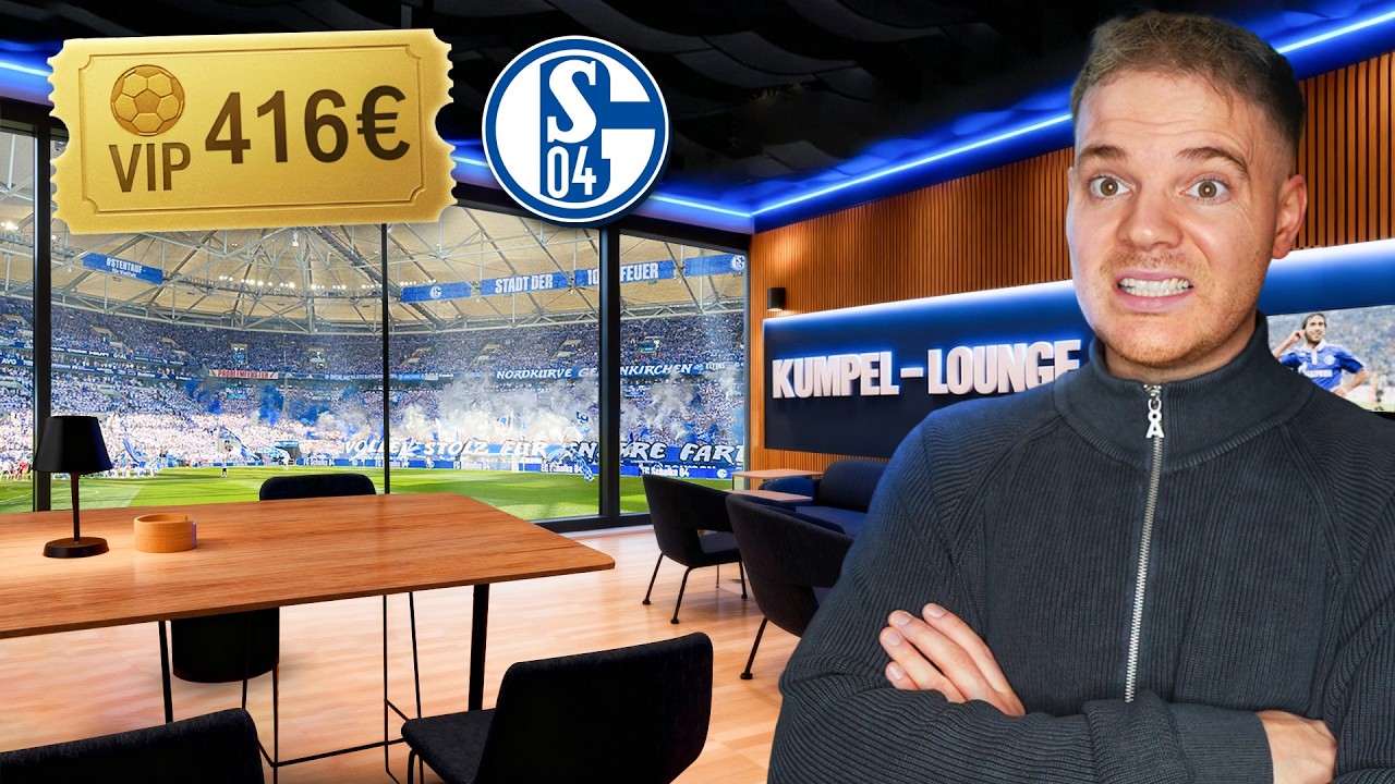 Ich teste den neuesten VIP Bereich beim FC Schalke 04 (416€ pro Karte)