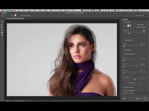 How to Mask Hair Using Photoshop&#;s New "Select and Mask" Feature