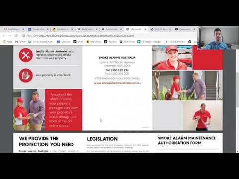 Smoke Alarm Australia - Video 3 Agent Portal & Property Me