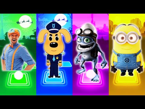 Blippi - Sheriff Labrador - Crazy Frog - Minions - Tiles Hop EDM Rush