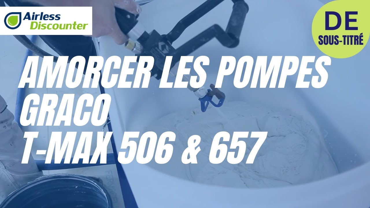 Pulvériser de l'enduit avec les pompes Graco T-Max 506 & 657