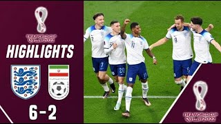 ENGLAND 6-2 IRAN | All Goals extended Highlights | Fifa world cup Qatar 2022