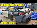 Replacing My Smashed 2023 BMW M4 Quarter Panel