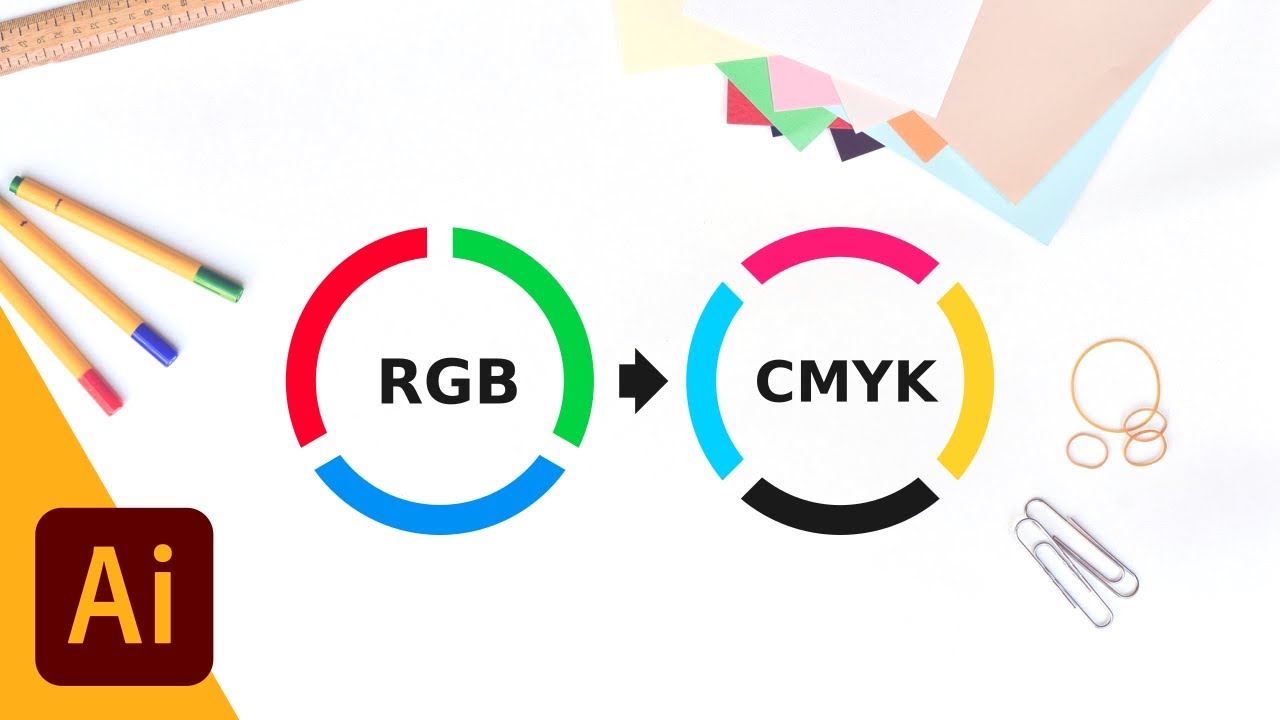 ตาราง ค่า สี cmyk  New Update  Easily Convert RGB to CMYK with Illustrator