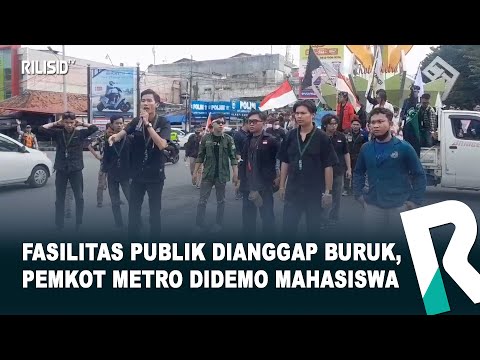 Fasilitas Publik Dianggap Buruk, Pemkot Metro Didemo Mahasiswa