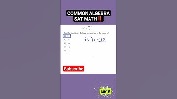 Functions, Domain & Algebra. ALL IN ONE‼️#satmath #satprep #algebra #algebrabasics #fyp #maths