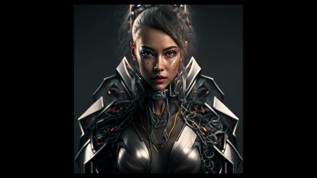 Futuristic Costumes designed by AI 