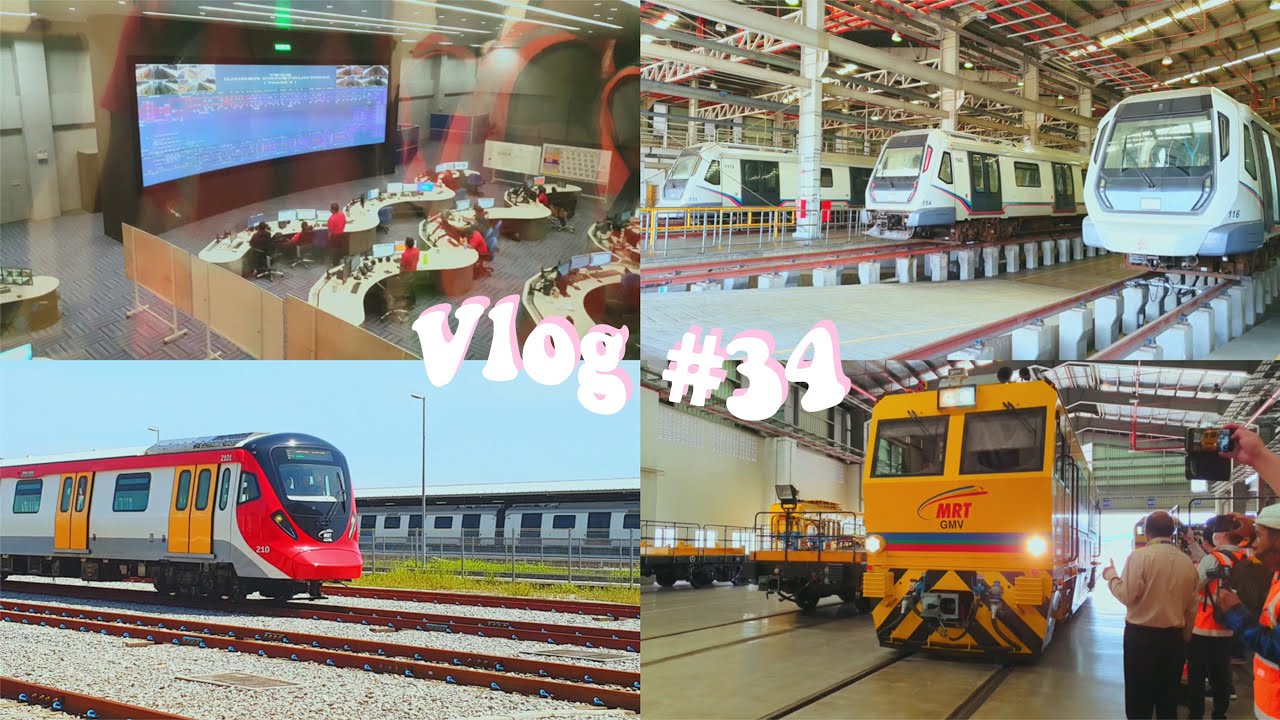 Vlog #34 | Depot trip vlog🚄 | MRT Sungai Buloh Depot [EXCLUSIVE VLOG]
