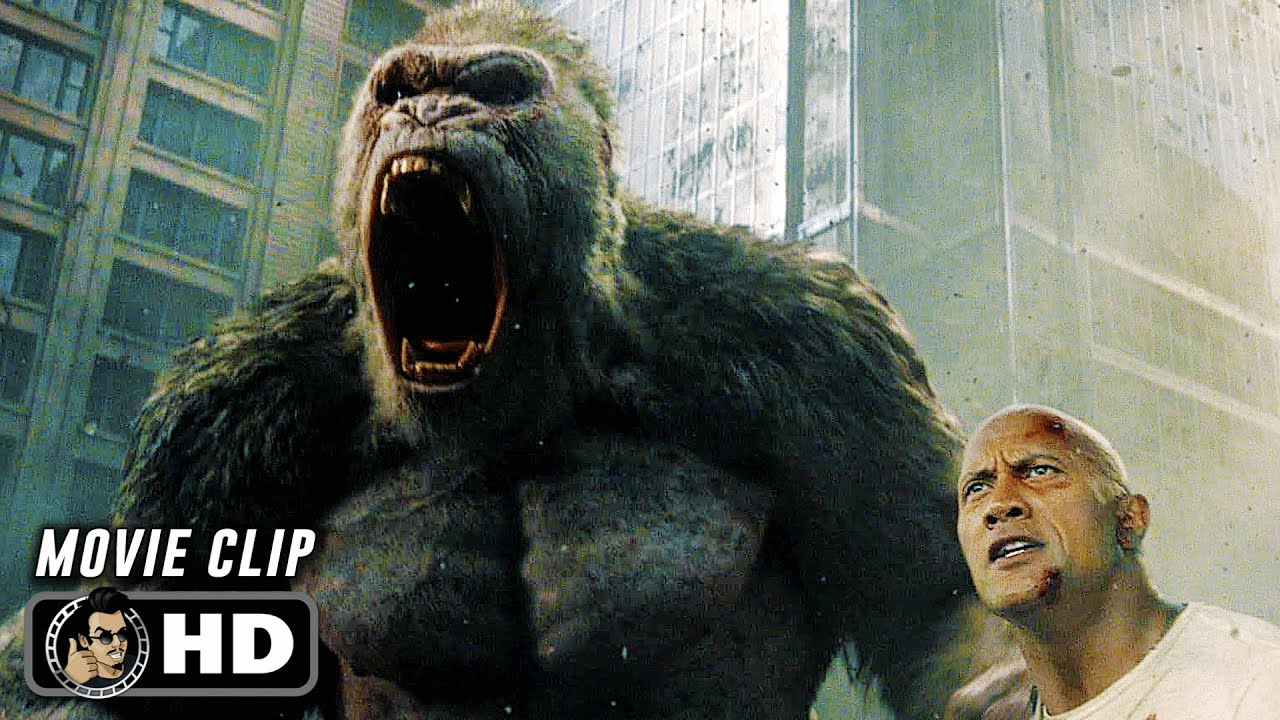 Three Way Monster Brawl Scene | RAMPAGE (2018) Dwayne Johnson, Movie CLIP HD