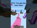 Best minecraft bedwars team #minecraft #minecraftshorts