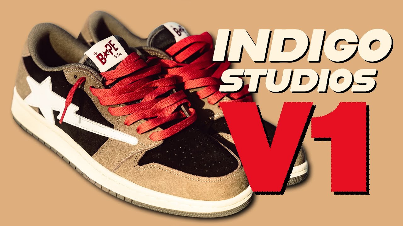 Bapesta V1 (Indigo Studios LA): Unboxing + On Foot