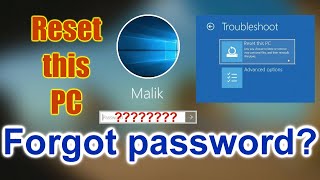 ✨Forgot my PASSWORD➡Windows is locked  I can’t login➡Bypass Password and save data on drive D