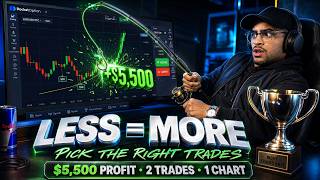 Trading Strategy LESS EQUALS MORE (Pick The Right Trades) In 2 Trades On 1 Chart Technical Analysis