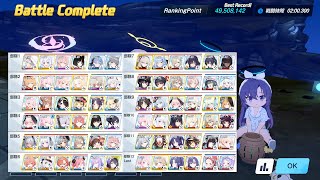 【ブルアカ】総力戦 ペロロジラ lunatic 12凸 49,508,142