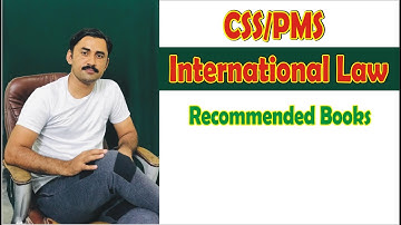 International law recommended books|Css/PMS/ How to prepare/Syllabes|Preparation|Css Self Creator