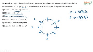 Circular Arrangements | Additional Example - 19 | Reasoning Ability | TalentSprint Aptitude Prep
