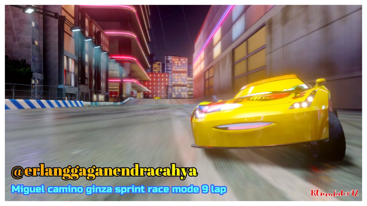 Cars 2 The Video Game | Miguel Camino - Race Mode | Ginza Sprint 9 Laps ...