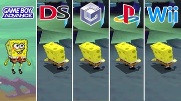 SpongeBob SquarePants Creature from the Krusty Krab (2006) GBA vs DS vs Gamecube vs PS2 vs Wii