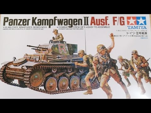 Обзор на немецкий лёгкий танк PANZER 2 (1/35, TAMIYA)