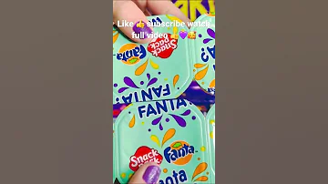 New yummy snack opening Grape Fanta Jelly Jello cups #shorts