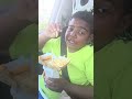 Gio eating his McDonald's! 5/16/26