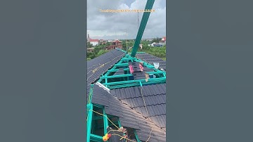 Ngói tráng men 1 vít và ngói tráng men 2 vít #maithepnhe;#maingoi;#ngoilop;#giaiphaplammai