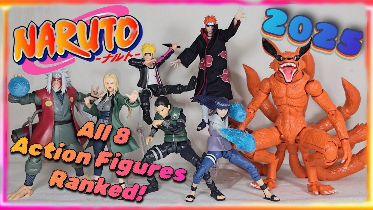 All 8 2025 Naruto Action Figures Ranked! (SH Figuarts And Blokees