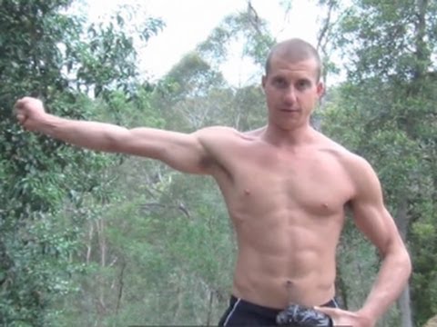 Fix Winging Scapula - Flag Press Tutorial - Serratus Anterior & Rotator Cuff Exercise - YouTube