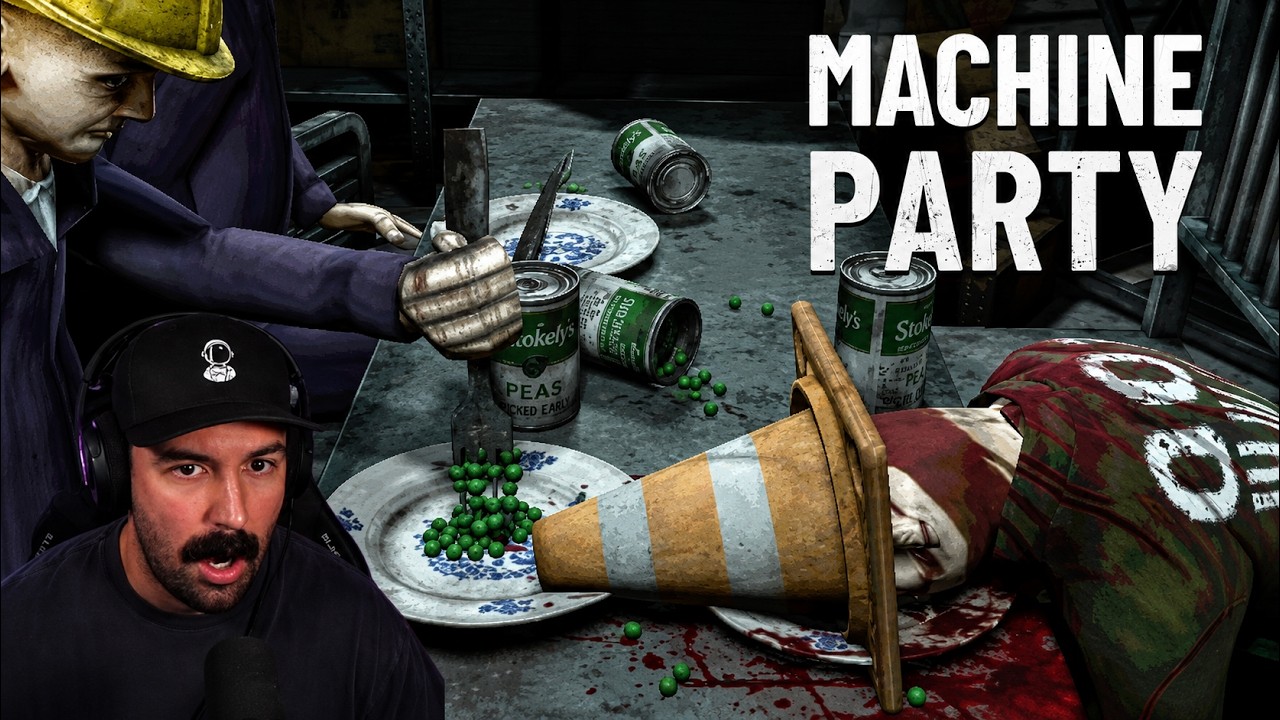 We played a new horror party game! | Machine Party