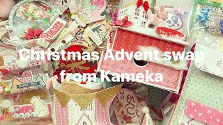 Christmas Advent swap from Kameka