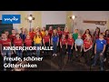 Gemischter Kinderchor Halle singt "Freude, schöner Götterfunken"