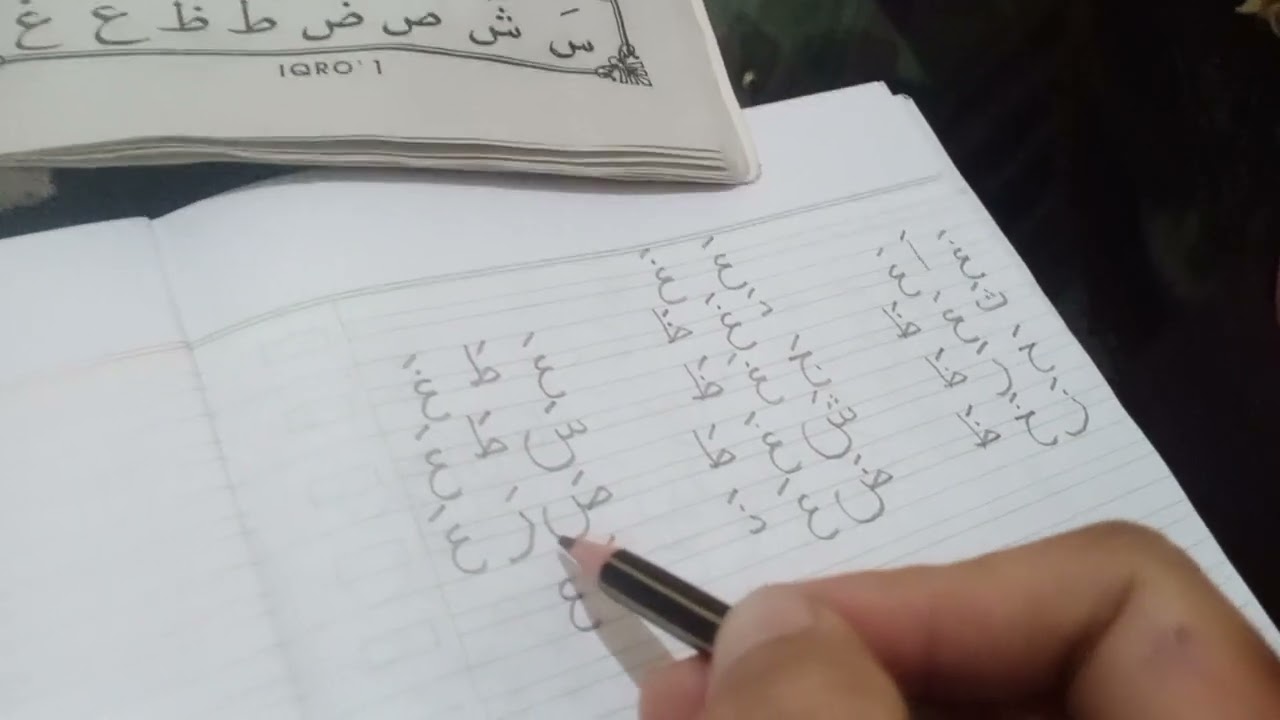 Imlak Huruf 'Ain (ع) dan Ghein (غ) di Buku Alus Kasar materi MI Darul Arifin Banyuasin 
