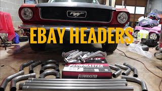 Installing eBay headers on 1966 Mustang inline 6