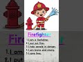 Firefighter – The Real Heroes Who Save Lives II 5 sentences speaking practice II Talk Through Tales