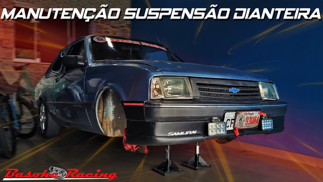 Como desmontar a suspensão dianteira do Chevette ? Passo a Passo Chevette  Rebaixado!
