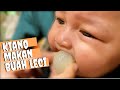 PERTAMA KALINYA KIANO MAKAN BUAH LECI