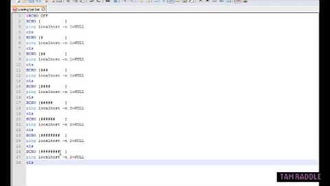 BATCH CODING P11 - LOADING SCREEN