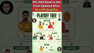 PSL 2026 Road to the Final Updated After Peshawar Zalmi vs Islamabad United Qualifier| #roadtofinals