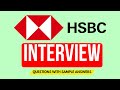 HSBC Interview Questions And Answers | How To Pass HSBC Interview