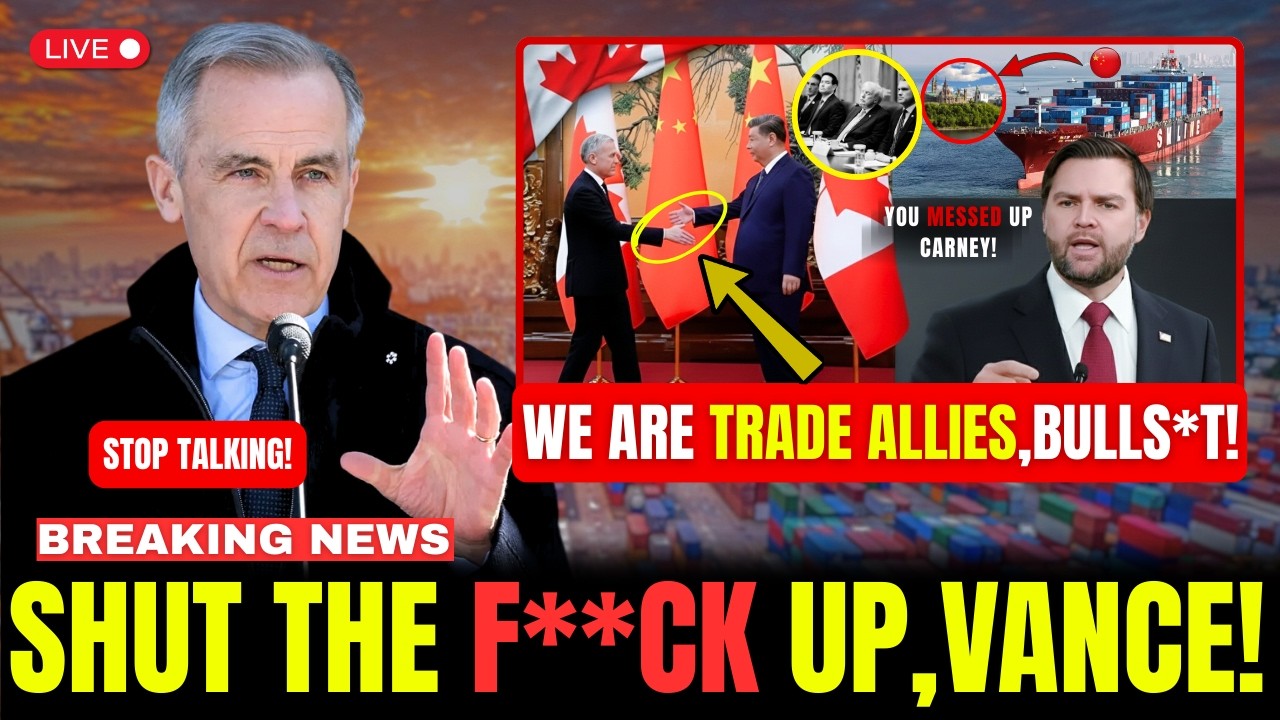 BREAKING : Mark Carney Gives Canada New Trade Alliances JD Vance Feared Most — Watch Panic!