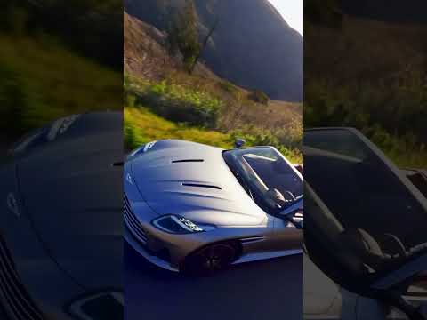 As jaw dropping as it is roof raising. DB12 Volante.