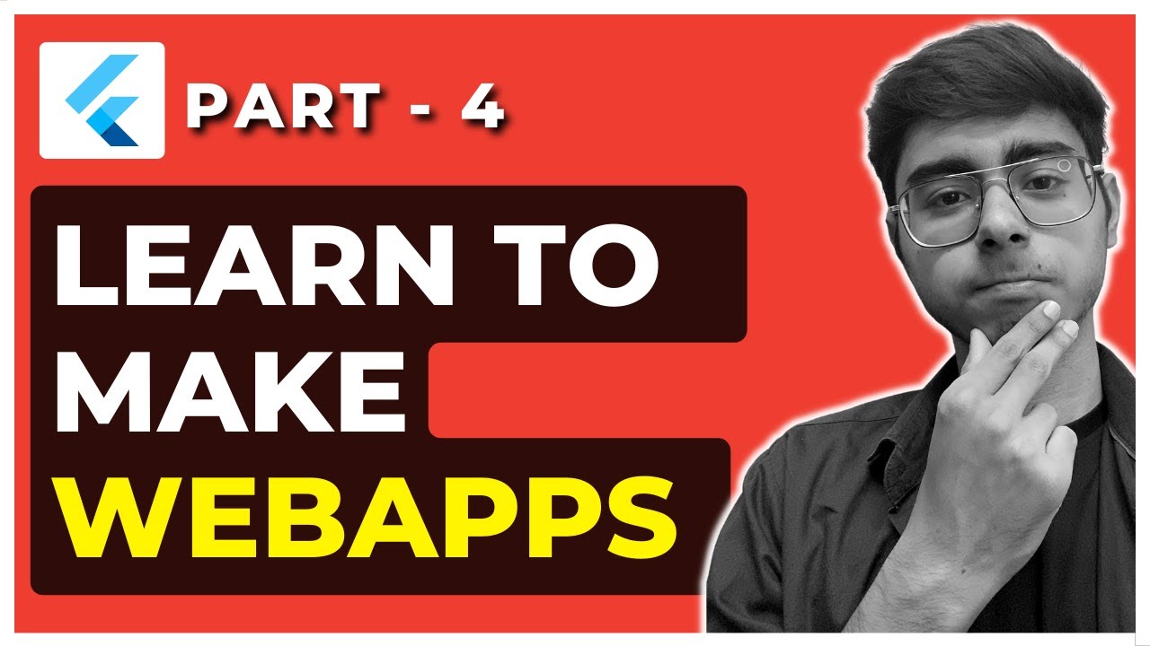 🥳4. Flutter Web Complete Tutorial | Make WebApps in Flutter ...