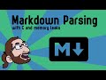 Markdown on the command line with C and memory leaks.