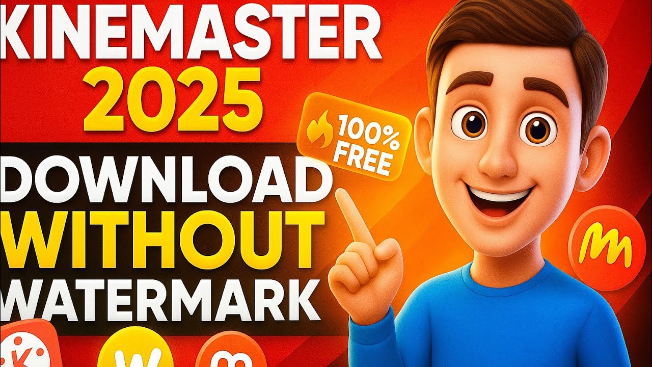 How to download without watermark kine master 2025 APK MOD FOR FREE 🔥 