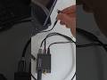 Plug DAC adapter into Apple iPad USB type C connect SPDIF Toslink optical ADC audio cable #shorts