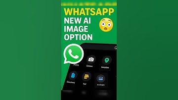 New WhatsApp Ai Images Feature 2025 | Generate Ai Photo & Send in Chat #shorts #shortfeed