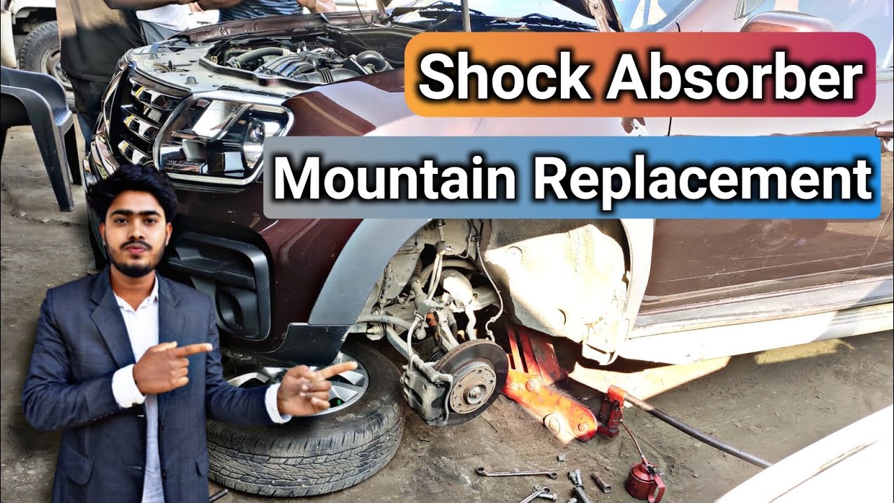 renault duster front shock absorber mountain replacement car shock absorbers YouTube