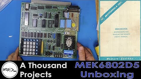 #18 - MEK6802 Motorola development board