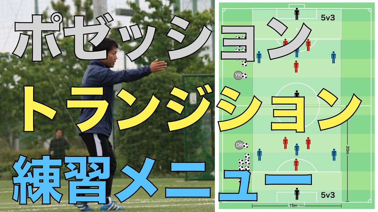 ポゼッション トランジション練習 サッカー練習メニュー作成 Youtube